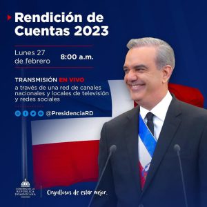 Read more about the article Discurso Rendición de Cuentas 2023 del presidente de la República, Luis Abinader